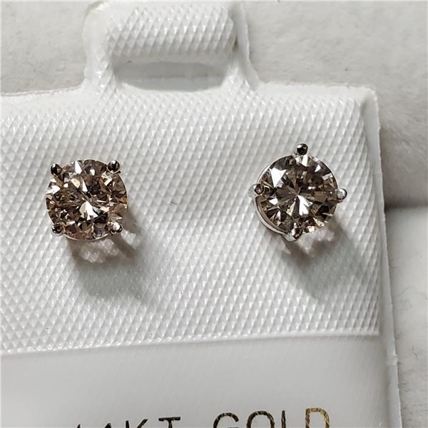 14K WHITE GOLD DIAMOND(0.8CT, I2-I3, I-J)