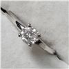 Image 3 : 10K WHITE GOLD DIAMOND(0.4CT, I3,F) RING