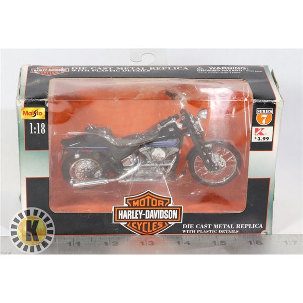 HARLEY DAVIDSON 1:18 SCALE MOTORCYCLE REPLICA