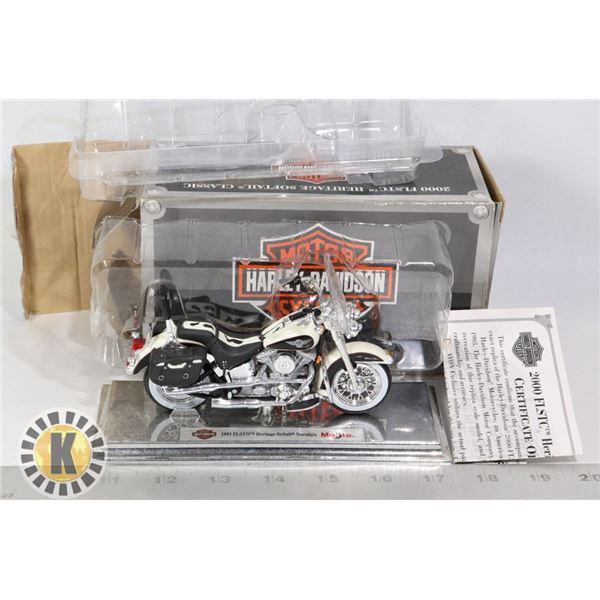 HARLEY DAVIDSON 1:18 SCALE MOTORCYCLE HERITAGE