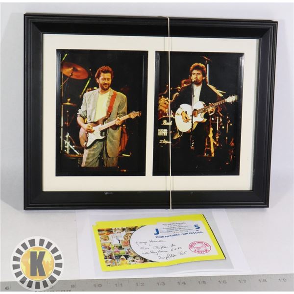 ACTUAL CONCERT PHOTOS NOT PRINTS, CLAPTON+HARRISON