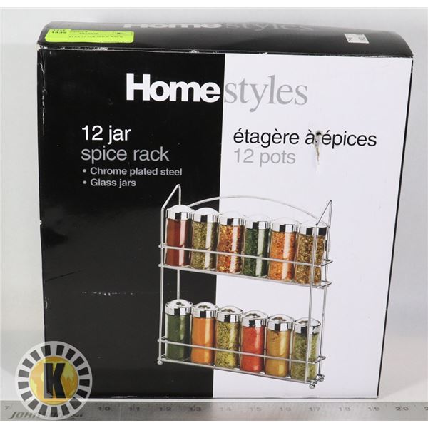 HOMESTYLES 12 JAR SPICE RACK