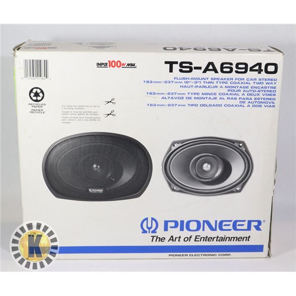 PIONEER TS-A6940 6X9 CAR SPEAKERS