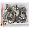 Image 1 : LARGE BAG OF COLLECTORS SPOONS FROM ALL OVER