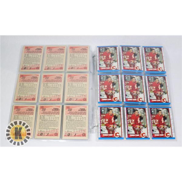 50 X THEO FLEURY ROOKIE CARD FUTURE HOF