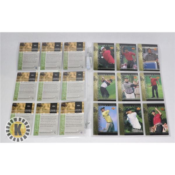 TIGER WOODS ROOKIE YEAR INSERT SET 1-30 GOLF PGA
