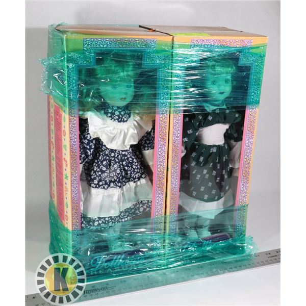 4 GENUINE PORCELAIN DOLLHOUSE TREASURES DOLLS