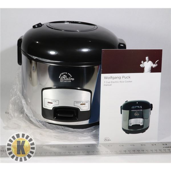 RICE COOKER BLACK AND SILVER