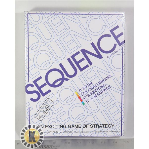 SEQUENCE STRATEGY BOARD GAME