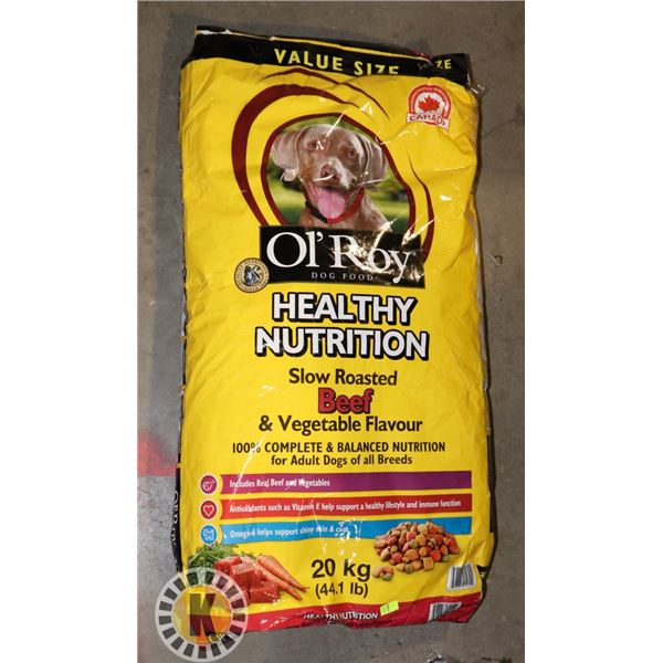 20KG BAG OF OL' ROY DOG FOOD