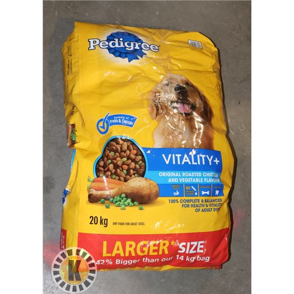 20KG BAG OF PEDIGREE DOG FOOD