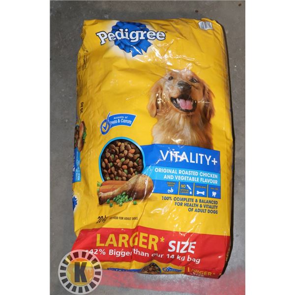 20KG BAG OF PEDIGREE DOG FOOD