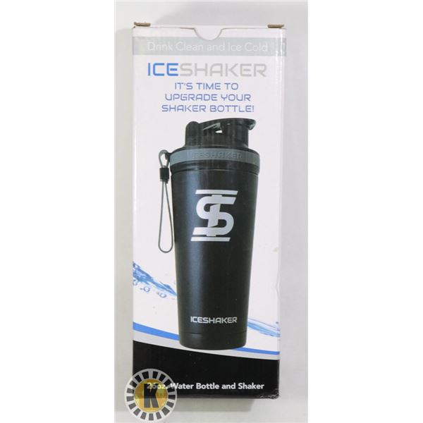 ICE SHAKER 26-OZ WATER BOTTLE AND SHAKER