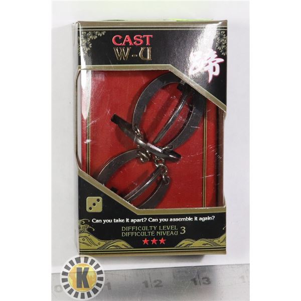 HAHAYAMA METAL CAST PUZZLE, NEW, SEALED