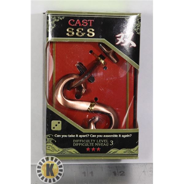 HAHAYAMA METAL CAST PUZZLE, NEW, SEALED