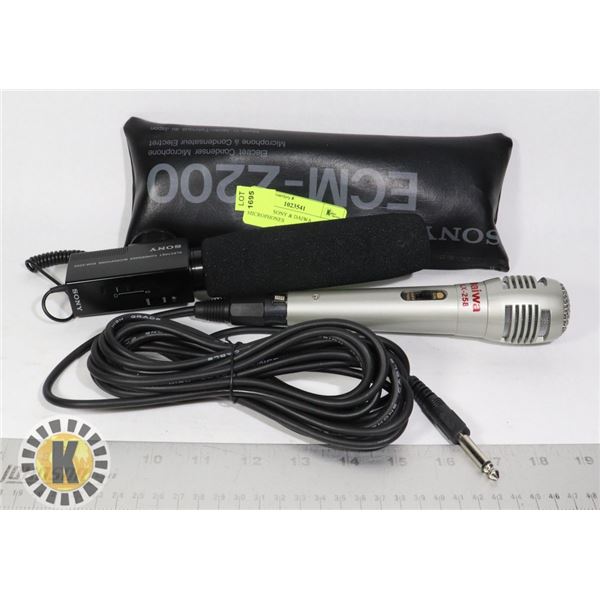 VINTAGE SONY & DAIWA MICROPHONES