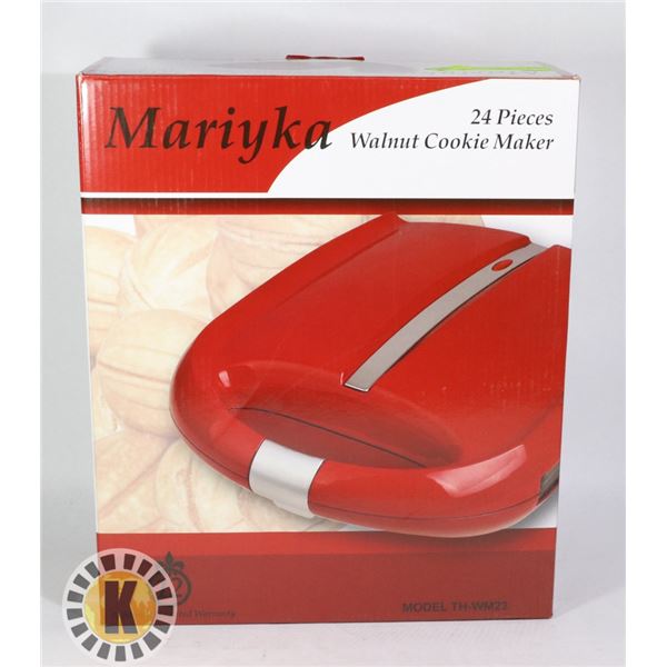 NEW 24 PIECES WALNUT COOKIE MAKER