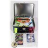 Image 1 : POKEMON TIN WITH x2 BOOSTER PACKS, ENERGY CARDS