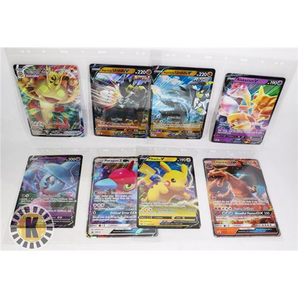 x8 POKEMON JUMBO COLLECTORS CARDS, NEW