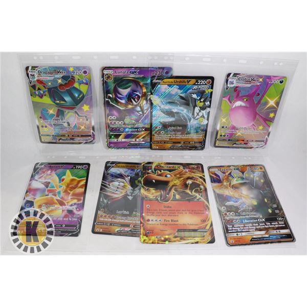 x8 POKEMON JUMBO COLLECTORS CARDS, NEW