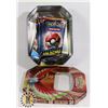 Image 1 : POKEMON x4 BOOSTERS, MINI BINDER ETC. TIN