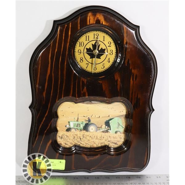 JOHN DEER FARM CLOCK