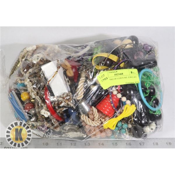 LARGE BAG OF COSTUME JEWELRY