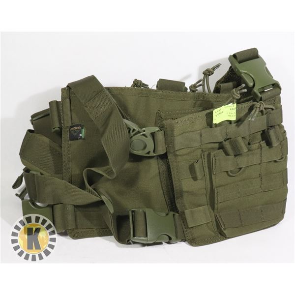 ARMY VEST PACK WITH CAMMO MARKING CREAM