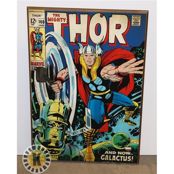 MARVEL COMICS THOR PICTURE 12 X 18