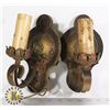 Image 1 : ANTIQUE LIGHTING SCONCES