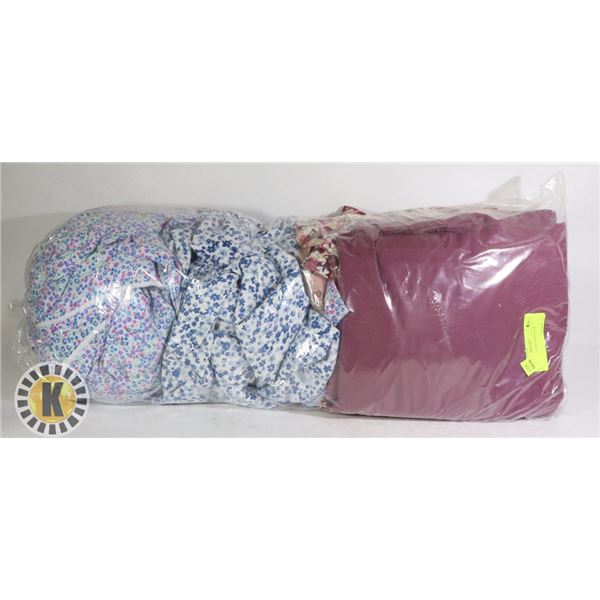 BUNDLE OF ASSORTED COLOR FABRIC