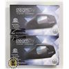 Image 1 : 2 NEW BLACK STEAMPLY TRAVEL STEAMERS