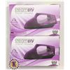 Image 1 : 2 NEW PURPLE STEAMPLY TRAVEL STEAMERS
