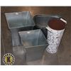 Image 1 : SET OF OUTSIDE GARDENING CONTAINERS