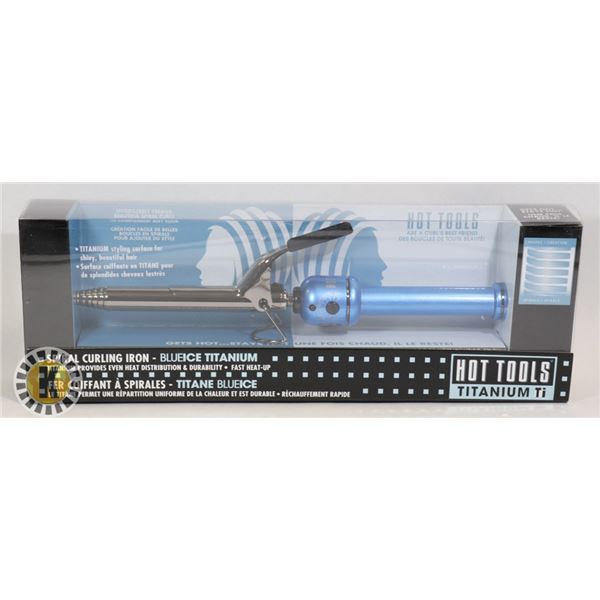 HOT TOOLS TITANIUM SPIRAL CURLING IRON