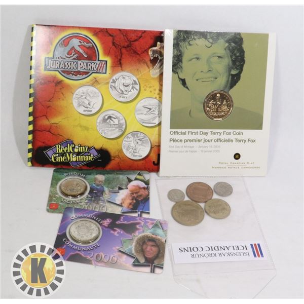 MISC WORLD & CANADA COIN COLLECTION