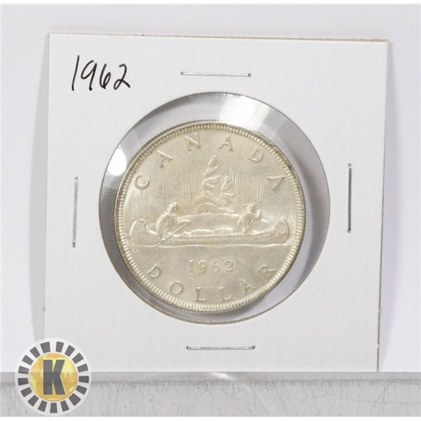 1962 SILVER CANADA $1 DOLLAR COIN
