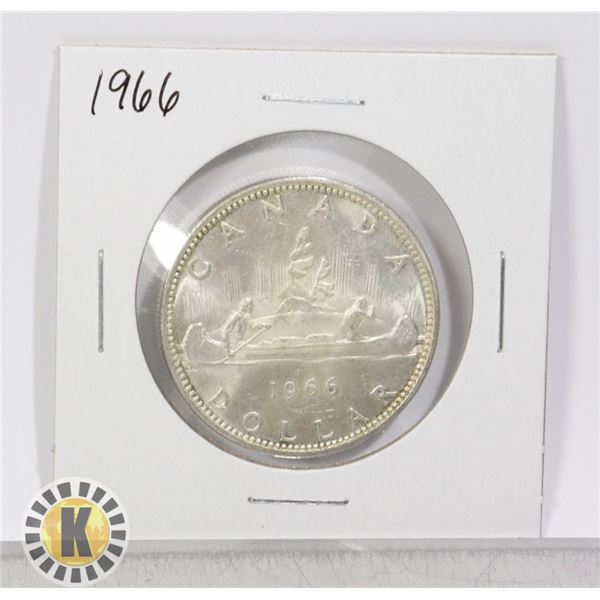 1966 SILVER CANADA $1 DOLLAR COIN