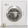 Image 1 : 1967 SILVER CANADA $1 DOLLAR COIN