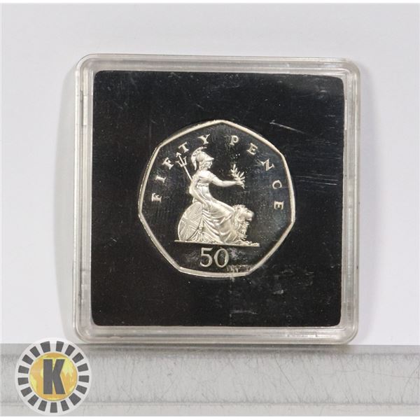GREAT BRITAIN 1997 PROOF 50 PENCE COIN