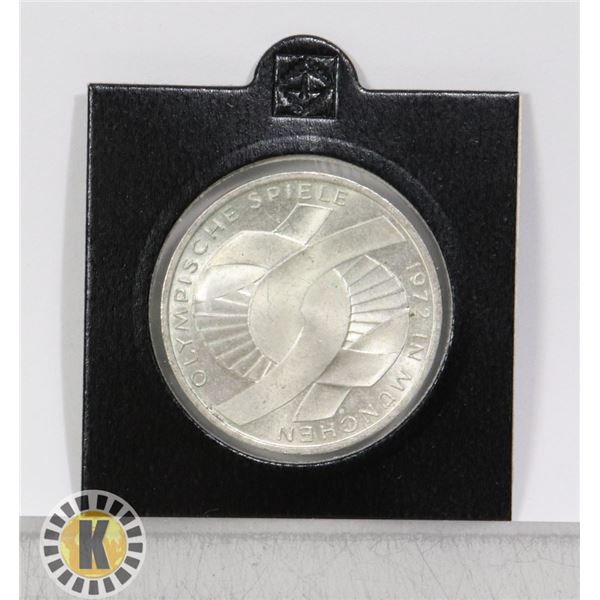 1972 GERMANY SILVER 10 MARK COMMEMORATIVE