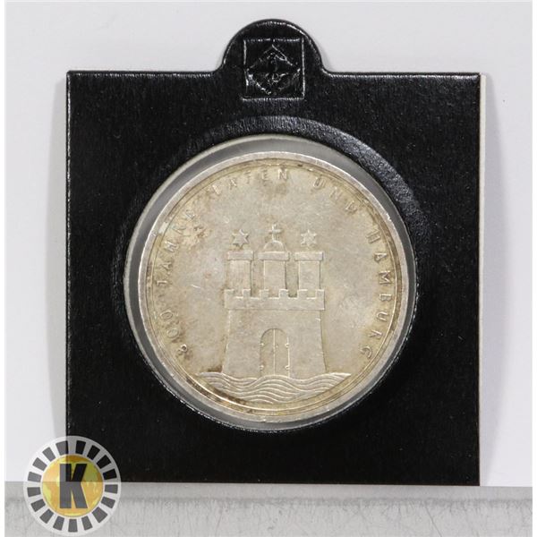 1989J 800TH ANNIVERSARY OF THE PORT OF HAMBURG 10M