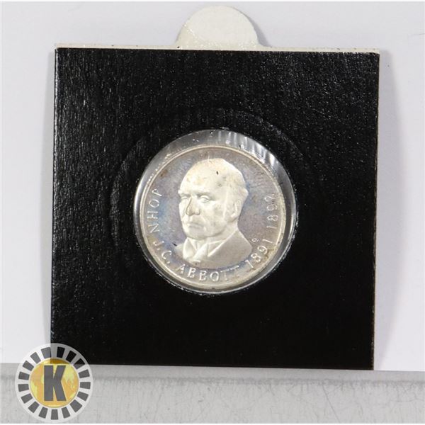 CANADA FROM SEA TO SEA, SOLID SILVER COMMEMORATIVE