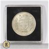 Image 1 : SWITZERLAND 1966 SILVER 5 FRANK COIN
