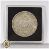Image 1 : GERMAN PRUSSIA 1912 SILVER 3 MARK COIN