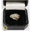 Image 1 : 14K HGE PLATE COSTUME JAGUAR RING SIZE 7