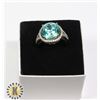 Image 1 : BEAUTIFUL STERLING SILVER DRESS RING W/LARGE STONE