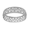 Image 1 : Natural 1.48 CTW Diamond Bangle 18K White Gold - REF-584X3T