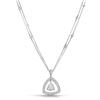 Image 1 : Natural 0.85 CTW Diamond Necklace 14K Gold - REF-128H7W