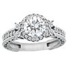 Image 1 : 1.15 CTW Diamond Ring 14K White Gold - REF-305X4M